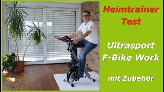 Ultrasport FBike Heimtrainer im Test [upl. by Suh]