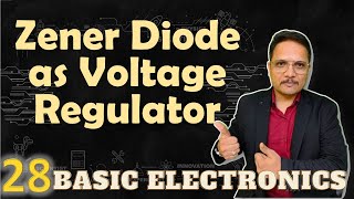 Zener Diode as Voltage Regulator  Parameters amp Example of Zener Diode as Voltage Regulator [upl. by Osrit533]