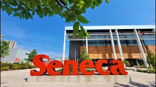 4K 🇨🇦 Campus Tour  Seneca College Newnham Finch Campus Walking Tour  Toronto Walk Canada [upl. by Nerrol]