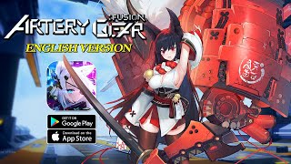 Artery Gear Fusion  English Version CBT Gameplay AndroidIOS [upl. by Idnat105]