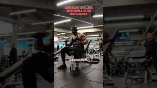 Reverse Dumbbell Incline Flys Explained shorts [upl. by Venable]