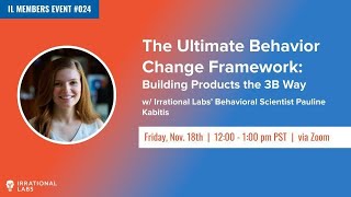 The Ultimate Behavior Change Framework [upl. by Demmahom]