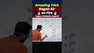 Amazing Trick  Number System by Gagan Pratap Sir shorts ssc cgl chsl mts cpo ib mathstricks [upl. by Orsino]