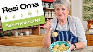 Resi Oma kocht  Semmelknödel [upl. by Enytsirk]