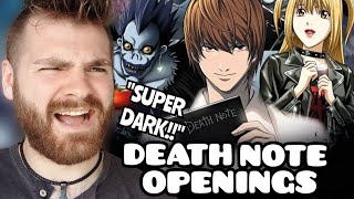 DARKEST ANIME EVER  quotDEATH NOTE Openings amp Endings 14quot  New Anime Fan  REACTION [upl. by Moonier]