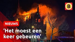 Brand VERWOEST kerk in Veghel  Omroep Brabant [upl. by Capone]