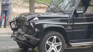 New MercedesBenz Gelandewagen GClass Crash  Аварии Мерседес Гелендваген Гелик pt3 [upl. by Annocahs]