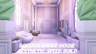 🤍 Adopt me aesthetic Queenslander house 🤍  speed build [upl. by Ibrik954]