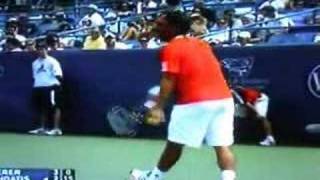 Baghdatis slow motion serve [upl. by Noynek]