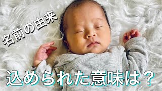 子供の名前の由来について【14歳差夫婦】 [upl. by Notniw]