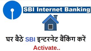 How to Register yourself on SBI net banking at home [upl. by Ehc224]