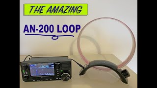 The Amazing TECSUN AN200 Indoor Loop Antenna  LW MW and 160m Great performance [upl. by Eloccin598]