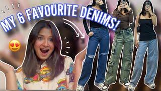 HUGE SASSAFRAS DENIMS HAUL from MYNTRA😍 Trendy amp Affordable Denims Try On Haul  Rupal Yadav [upl. by Airdnala]