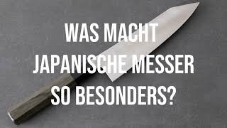 Japanische Messer  Santokumesser und Co  Auswahl Schärfen und Pflege [upl. by Luttrell]