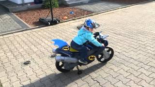 ELEKTRO MOTORRAD FEBER BADMAN 6 VOLT Kinder Baby TOP [upl. by Halueb]