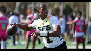 HIGHLIGHTS  FSU QB commit Tramell Jones Jr shines at Battle Miami 7v7 Tournament [upl. by Dickey]