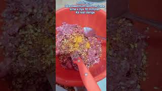 One Minute Recipie of Chaplli Kabab at home 🏠recipes homemadefood 🥝 [upl. by Nilyram]