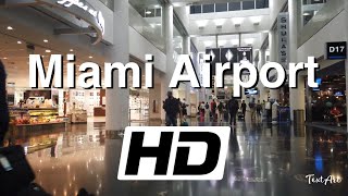 【4K】Miami International Airport  Concourse D [upl. by Assennev]