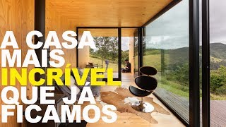 ARQUITETURA MINIMALISTA  CASA DE VIDRO NAS MONTANHAS É A MAIS LINDA QUE JÁ FICAMOS [upl. by Nodyl]