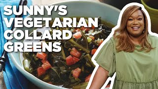 Sunny Andersons 5Star Vegetarian Collard Greens  Food Network [upl. by Shaylynn]