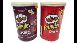 Pringles Unwrapping  BBQ and Original [upl. by Leia]