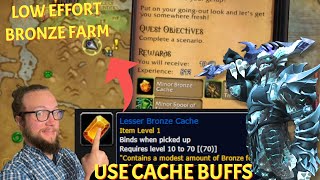 LOW EFFORT BRONZE Use the Buffs to Bronze Caches to get EASY Bronze using Alts in MoP Remix WoW [upl. by Karen]