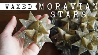 Moravian Star Tutorial  How to Make Nostalgic Waxed Paper Star Ornaments [upl. by Nylhtiak988]