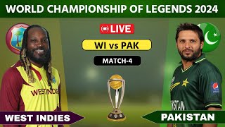 Live Pakistan Champions vs West Indies Champions  PAKC vs WIC Live  World Legends Championship [upl. by Erhard]