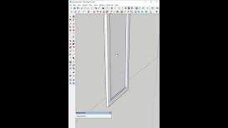 SketchUP ile pencere modelleme sketchup followme offset [upl. by Nwahsir]