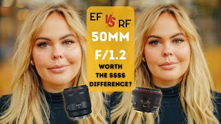 RF vs EF 50mm f12 Lens Comparison for Portrait Photography [upl. by Rama226]