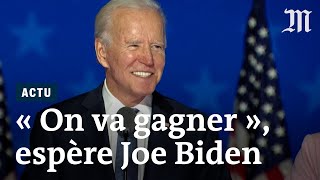 Élections américaines 2020  « Nous sommes en bonne voie pour gagner » affirme Joe Biden [upl. by Yeuh]