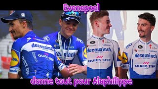 Evenepoel donne tout pour Alaphilippe [upl. by Hannibal80]