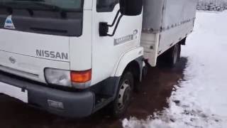 Nissan Cabstar 30TD 2000 Cold Start [upl. by Adnorhs]