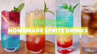 SPRITE HOMEMADE DRINKS  10 EASY MADE [upl. by Miki800]