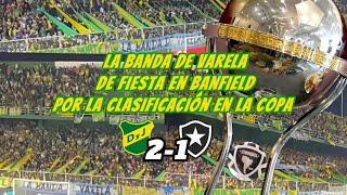 La banda de Varela de fiesta en Banfield por la clasificación en la Copa Sudamericana [upl. by Elizabeth]