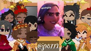 La familia Madrigal reacts to tiktok Bruno and Mirabel  lazyy again  half quality  PART 2 [upl. by Irrok]