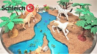 Schleich Horses Magical Forest DIY  Schleich Horses in the Wild DIY [upl. by Nikolaus35]