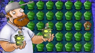 USING FLOWER POT Strategy Plants Challenge in Full HD  Plants vs Zombies Hack Survival DAY Gameplay [upl. by Jilly]