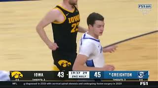 Creighton Mens Basketball Highlights vs Iowa 11142023 [upl. by Hgierb]