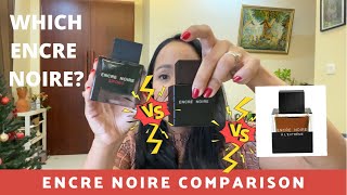 PERBANDINGAN ENCRE NOIRE ORIGINAL vs SPORT vs A L’EXTREME 🚦 [upl. by Cressida]