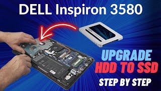 DELL Inspiron 3580 SSD Upgrade and Other Options HDD Clone to SSD [upl. by Ynagoham]