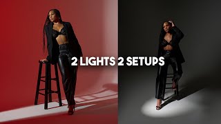 SIMPLE 2 LIGHT PHOTOGRAPHY SETUPS [upl. by Arem588]