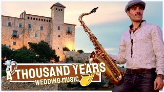 A Thousand Years  Instrumental Wedding Version on Saxophone  Castell de Tamarit Tarragona [upl. by Hairakcaz]