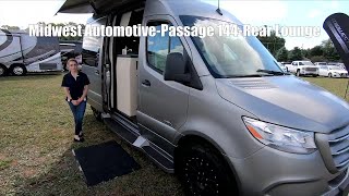 Midwest AutomotivePassage 144Rear Lounge  by Campers Inn RV – The RVer’s Trusted Resource [upl. by Neeoma449]