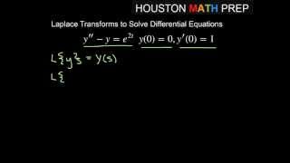 Using Laplace Transforms to Solve Differential Equations [upl. by Ahsilem513]