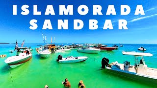 Florida Keys Boating Adventure To Islamorada Sandbar [upl. by Nagel]