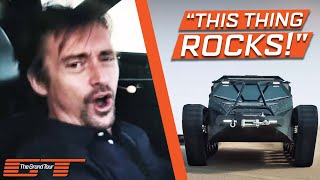 This 4 Tonne Offroad Tank Moves At A RIDICULOUS 60mph  The Grand Tour [upl. by Ellinad]