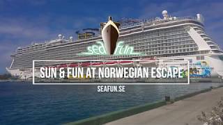 Norwegian Escape sun amp fun at the pool area [upl. by Vincenty399]