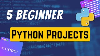 5 Mini Python Projects  Perfect for Beginners [upl. by Cherlyn]