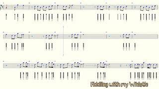 Faded  Tin Whistle  Play Along Tab Tutorial [upl. by Niamor]